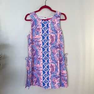 Lilly Pulitzer Donna Romper - Coastal Blue Maybe Gator